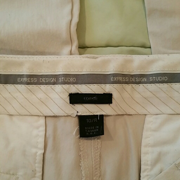 Express Editor Pants Khaki / Tan 10R - Picture 2 of 3
