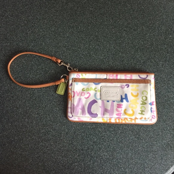 Multi-Color Coach Wristlet!