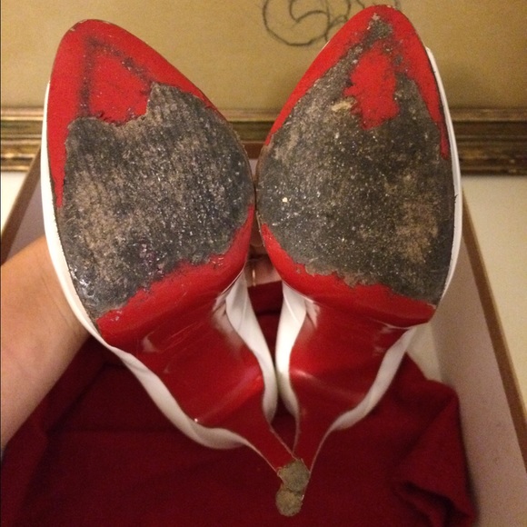 ⛔️SOLD⛔️ Louboutin Lady Peep Heels 150mm - Picture 4 of 4