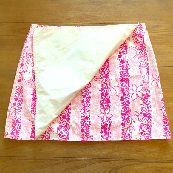 8/10 Rare reversible Lilly Pulitzer skirt