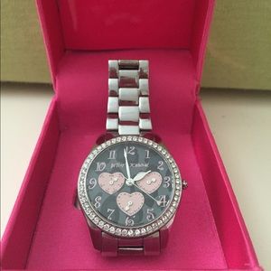 Betsy Johnson Silver Watch