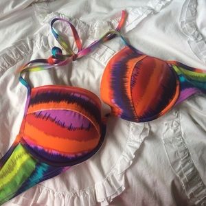VS tie dye bathing suit top