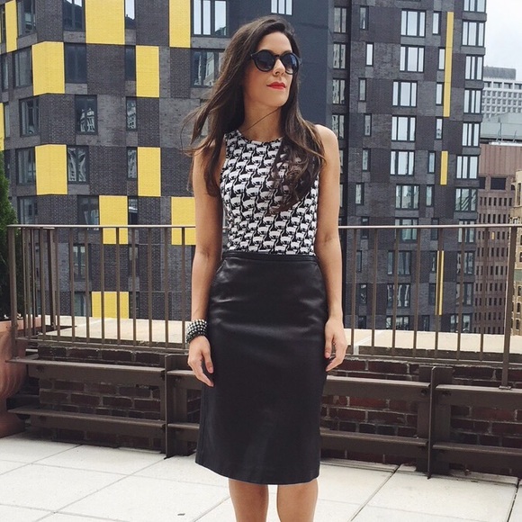Michael Kors Dresses & Skirts - Michael Kors Leather Skirt
