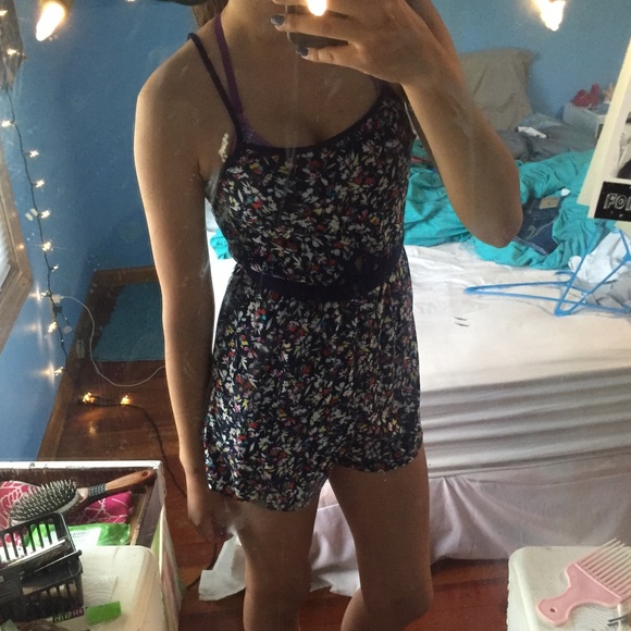 Two Floral Rompers - Picture 4 of 4