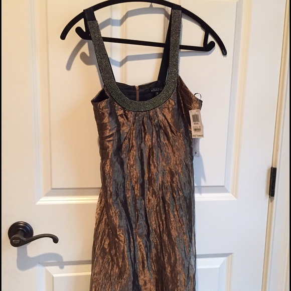 Maria Bianca Nero gold dress
