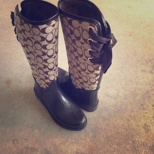Coach Rain Boots