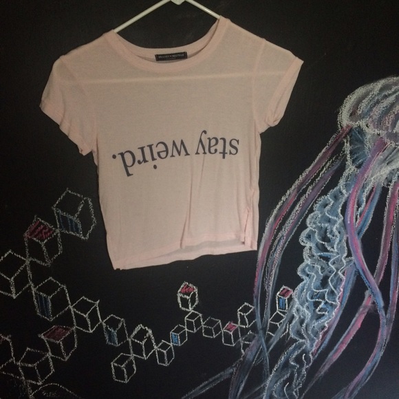 Brandy "stay weird" top
