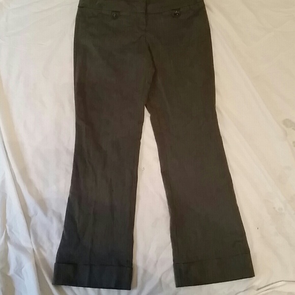 Grey & white pin stripped slacks - Picture 1 of 3