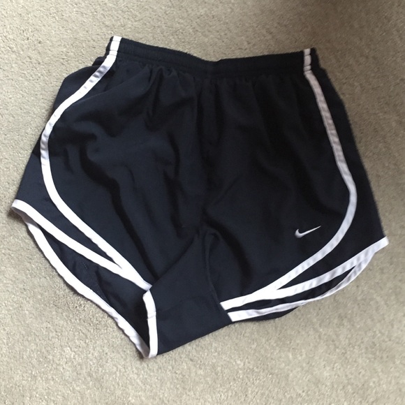 Black Nike Dri-fit running shorts