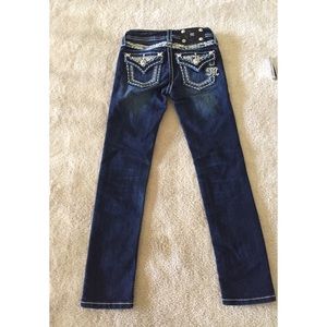 Flashy Girls Skinny Miss Me Jeans Size 7