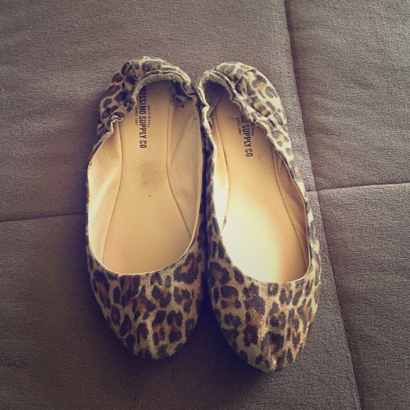 Cheetah ballerina flats