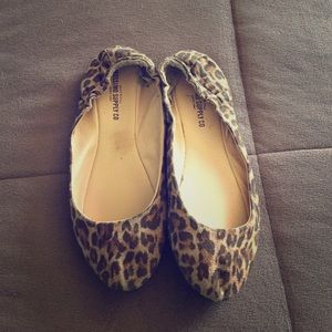 Cheetah ballerina flats