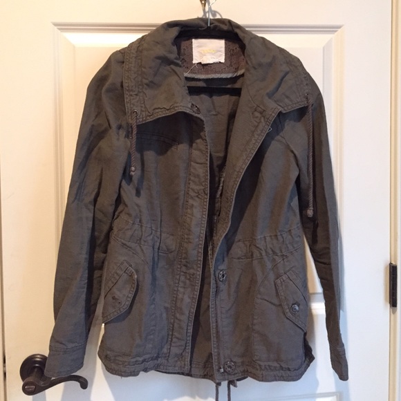 Dark green army like jacket