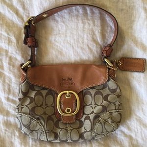 Coach CC Camel Leather Purse