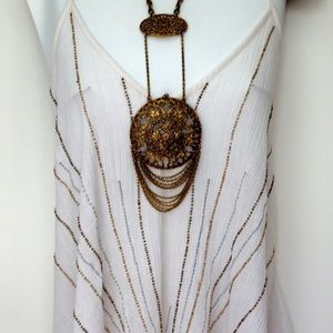 Free People Beaded Top