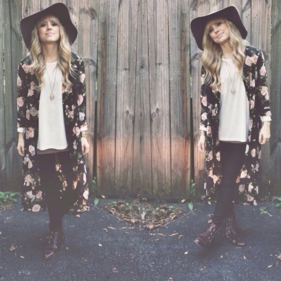 Floral kimono