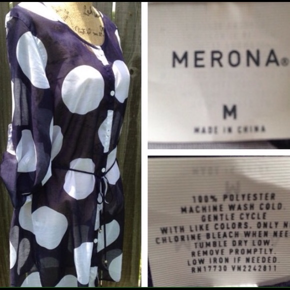 🎉Host Pick🎉 Stunning Sheer Polka Top/Dress - Picture 2 of 2