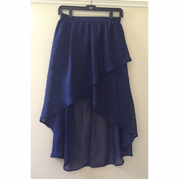 Rue 21 Navy High-Low Skirt