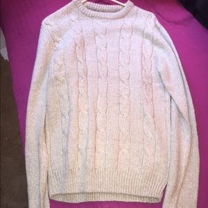 Cable knit sweater