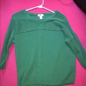 Green sweater