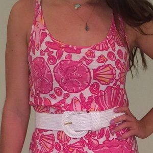 White Lilly Pulitzer Belt