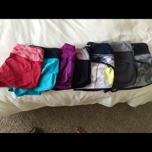 Lululemon athletica speed shorts (size 6)