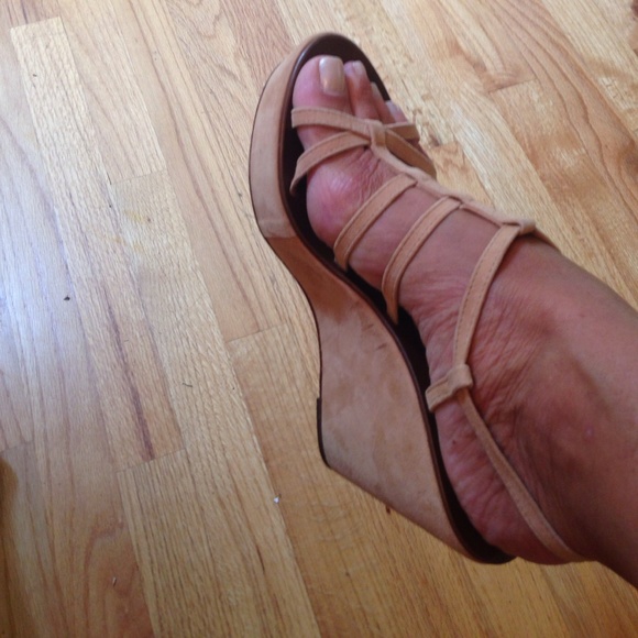 J.Crew tan suede platforms - Picture 2 of 4