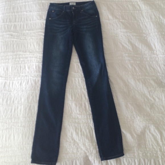 Hudson dark wash skinny &stretchy denim jeans