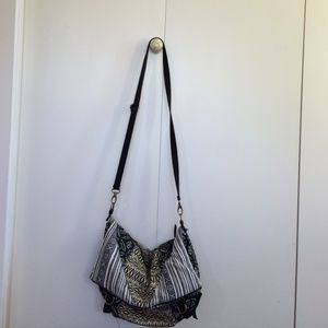 Hobo style cross-body bag