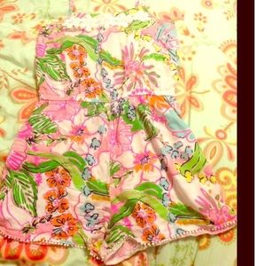 NWT LFT Girls "Nosie Posie" Romper- XL 14/16