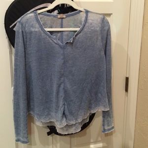 Free people long sleeve shirt