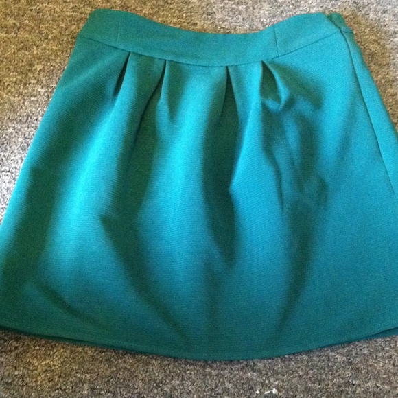 Green skirt