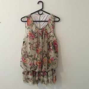 Beachy floral dress