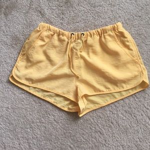 H&M "Divided" Yellow Shorts