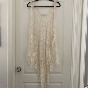 Long Lace Vest