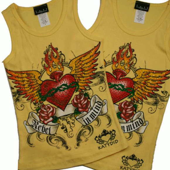 KATYDID girls Tank Tops kids rebel childrens