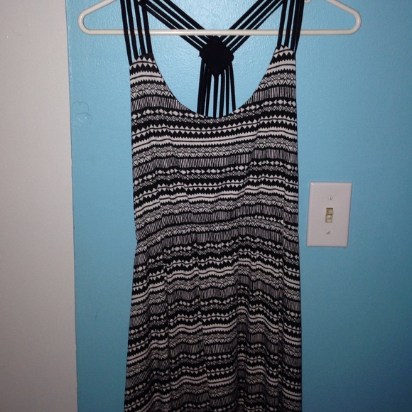 Maritza Black/White Tribal Dress from Zumiez