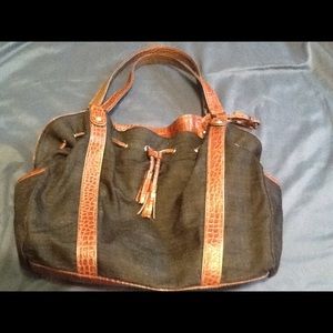 Denim Liz Claiborne handbag