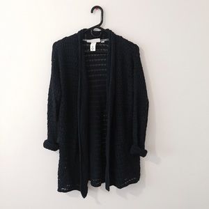 A crochet cardigan