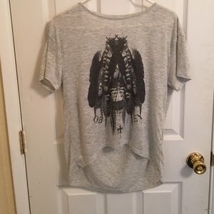 Obey Hi Low Shirt with Open Back