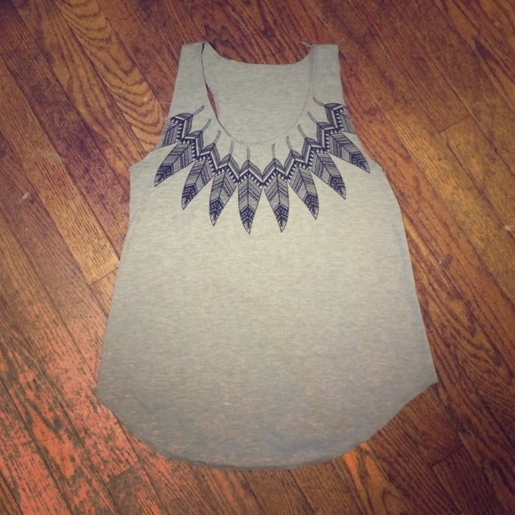 Feather tank top