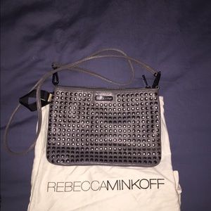 REBECCA MINKOFF CROSSBODY STUD ROCKER BAG
