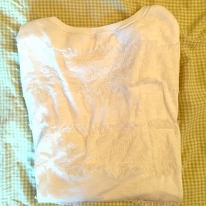 White lace t-shirt