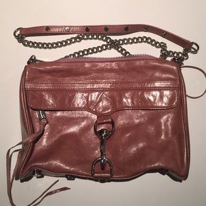 Rebecca Minkoff pink MAC crossbody bag.