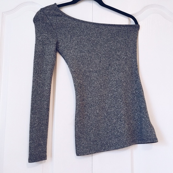 ✨👯 dancing queen one shoulder sparkly top