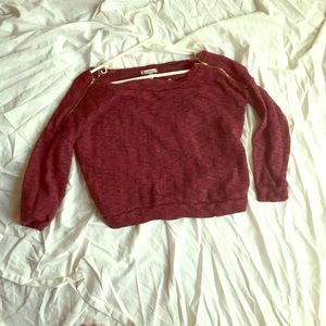 Long sleeved crop top