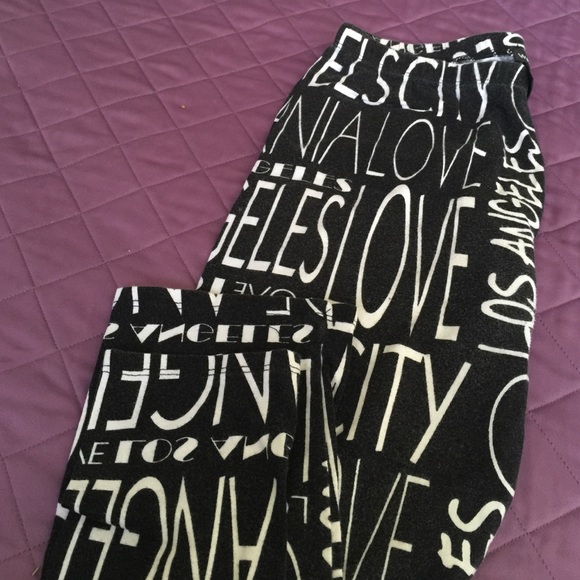 " Love Los Angeles City" leggings!