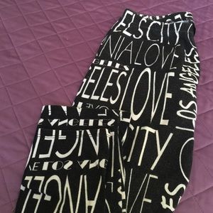 " Love Los Angeles City" leggings!