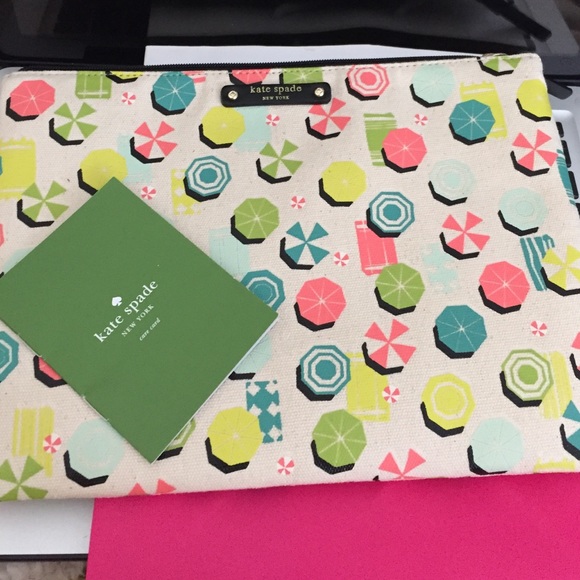 NWT kate spade travel beach pouch - Picture 1 of 3