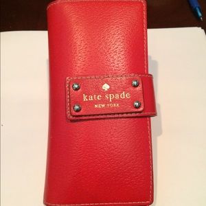 Red Kate Spade wallet